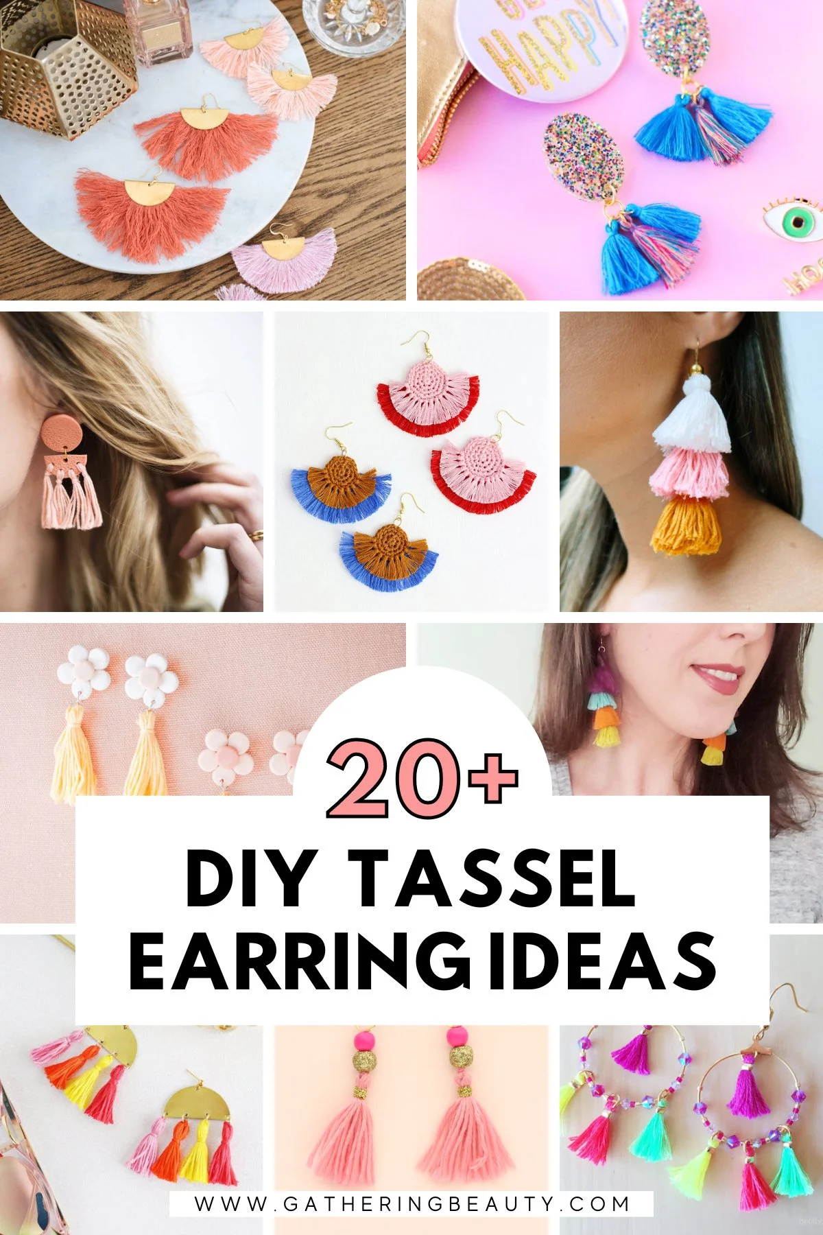 Diy online tassel earrings
